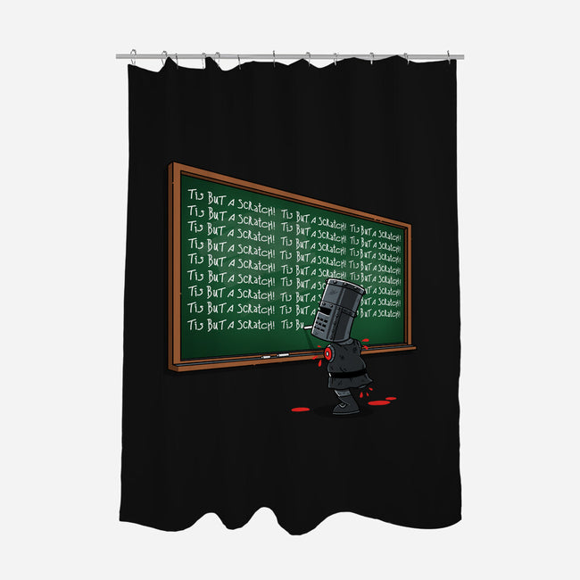 Black Knight Detention-None-Polyester-Shower Curtain-Getsousa!