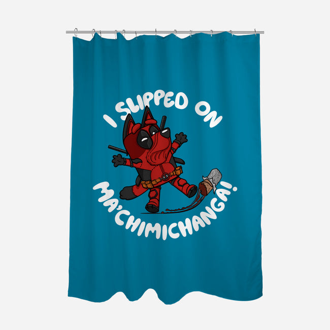 BlueyPool's Chimichanga-None-Polyester-Shower Curtain-Artist Davee Bee