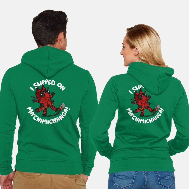 BlueyPool's Chimichanga-Unisex-Zip-Up-Sweatshirt-Artist Davee Bee