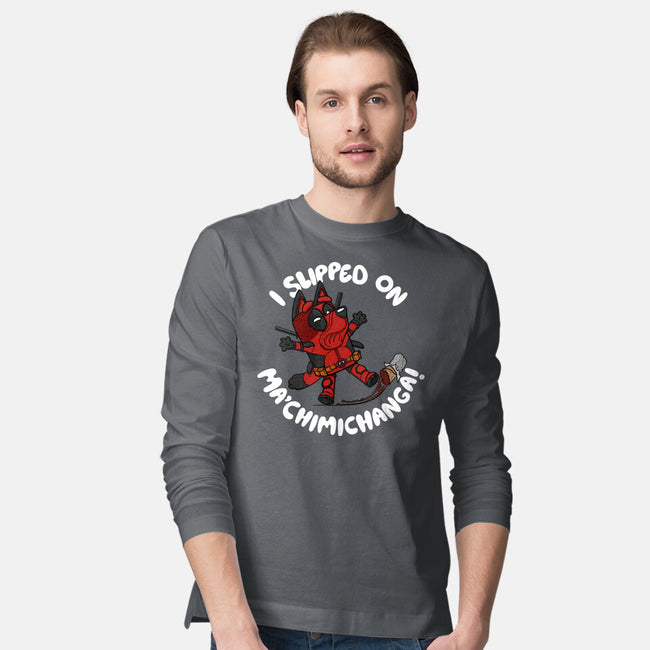 BlueyPool's Chimichanga-Mens-Long Sleeved-Tee-Artist Davee Bee