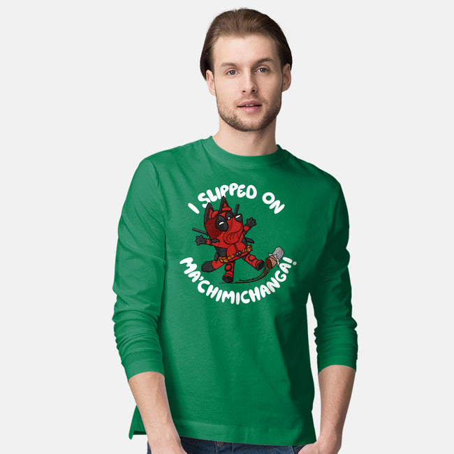 BlueyPool's Chimichanga-Mens-Long Sleeved-Tee-Artist Davee Bee