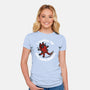 BlueyPool's Chimichanga-Womens-Fitted-Tee-Artist Davee Bee