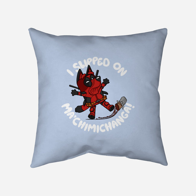 BlueyPool's Chimichanga-None-Removable Cover-Throw Pillow-Artist Davee Bee