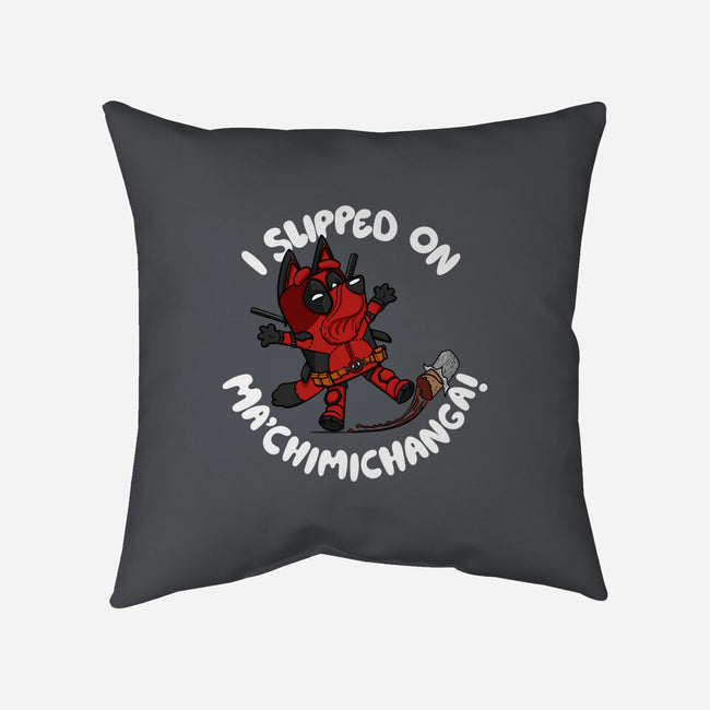 BlueyPool's Chimichanga-None-Removable Cover-Throw Pillow-Artist Davee Bee