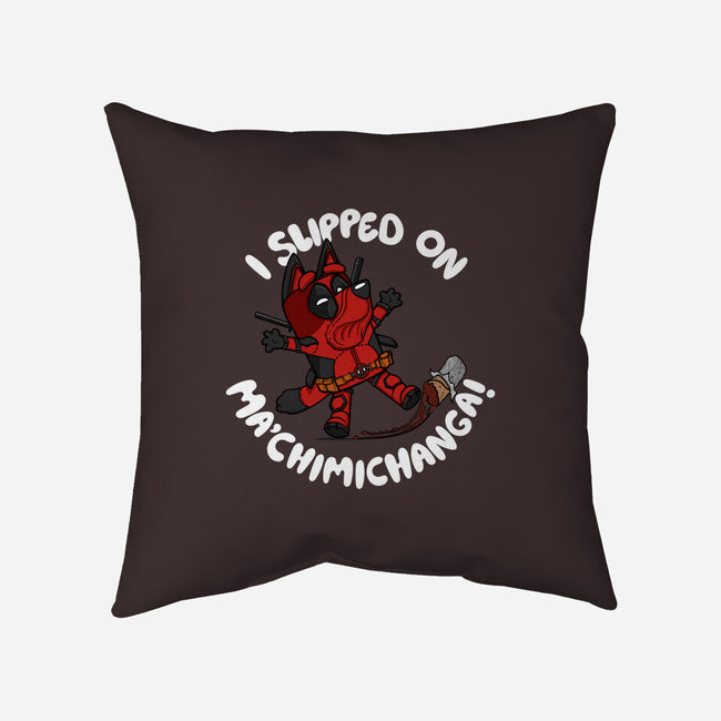 BlueyPool's Chimichanga-None-Removable Cover-Throw Pillow-Artist Davee Bee