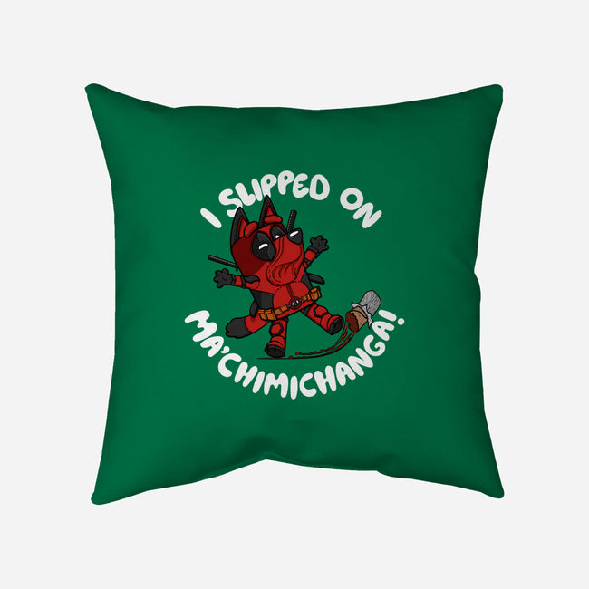 BlueyPool's Chimichanga-None-Removable Cover-Throw Pillow-Artist Davee Bee