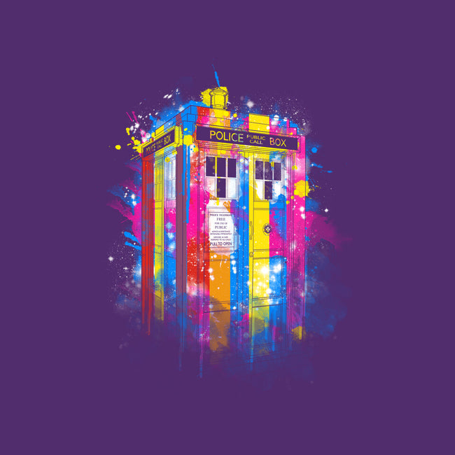 Rainbow Tardis-None-Glossy-Sticker-kharmazero