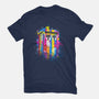 Rainbow Tardis-Mens-Basic-Tee-kharmazero