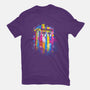 Rainbow Tardis-Mens-Basic-Tee-kharmazero