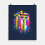 Rainbow Tardis-None-Matte-Poster-kharmazero