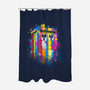 Rainbow Tardis-None-Polyester-Shower Curtain-kharmazero