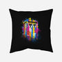 Rainbow Tardis-None-Removable Cover w Insert-Throw Pillow-kharmazero