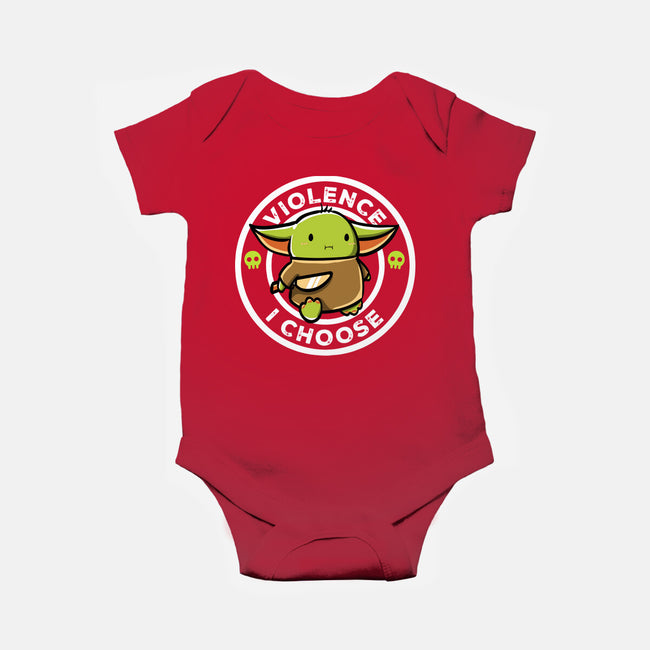 Violence I Choose-Baby-Basic-Onesie-naomori