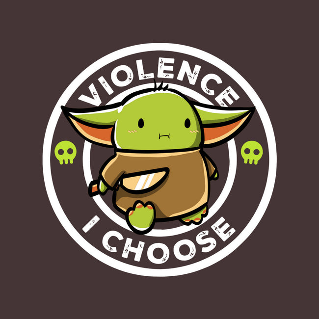 Violence I Choose-None-Removable Cover-Throw Pillow-naomori