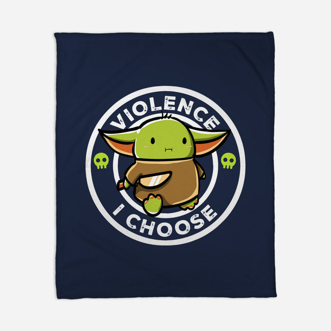 Violence I Choose-None-Fleece-Blanket-naomori