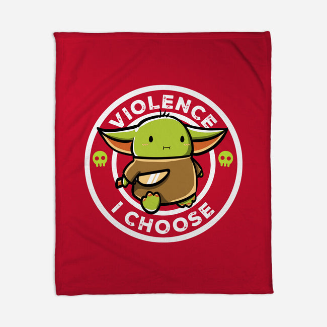 Violence I Choose-None-Fleece-Blanket-naomori