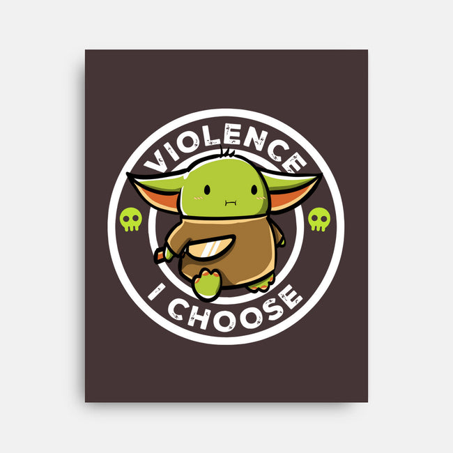 Violence I Choose-None-Stretched-Canvas-naomori