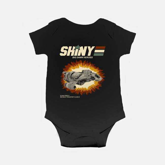 Shiny Heroes-Baby-Basic-Onesie-retrodivision