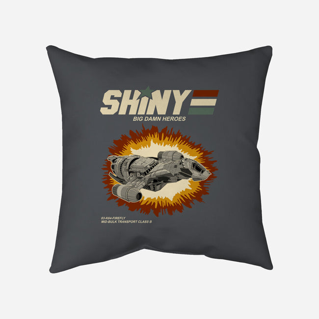 Shiny Heroes-None-Removable Cover-Throw Pillow-retrodivision