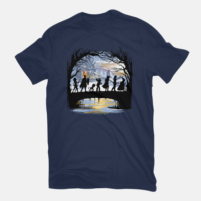 The Fellowship Of The Dungeons-Mens-Basic-Tee-zascanauta