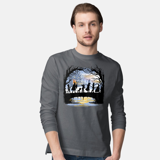 The Fellowship Of The Dungeons-Mens-Long Sleeved-Tee-zascanauta