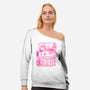 Saving Dreamland-Womens-Off Shoulder-Sweatshirt-Sketchdemao