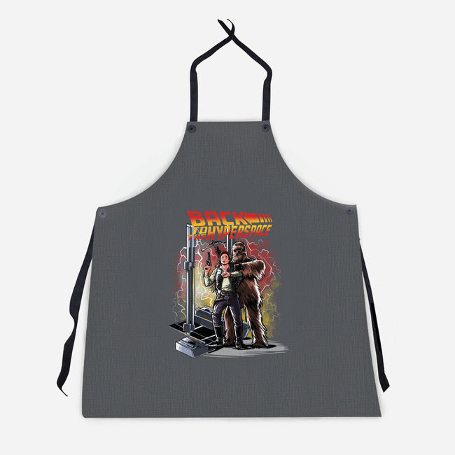 Back To The Hyperspace-Unisex-Kitchen-Apron-zascanauta