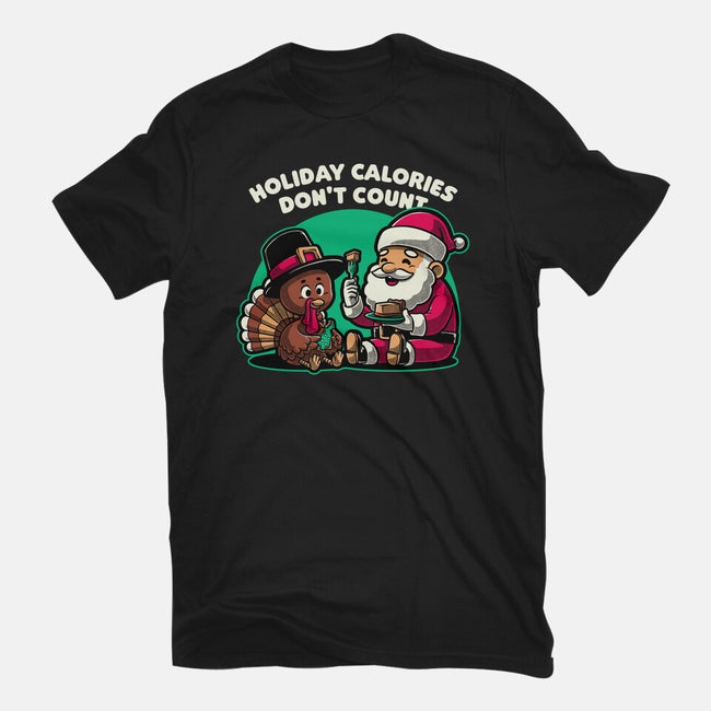 Holiday Food Calories-Unisex-Basic-Tee-Studio Mootant