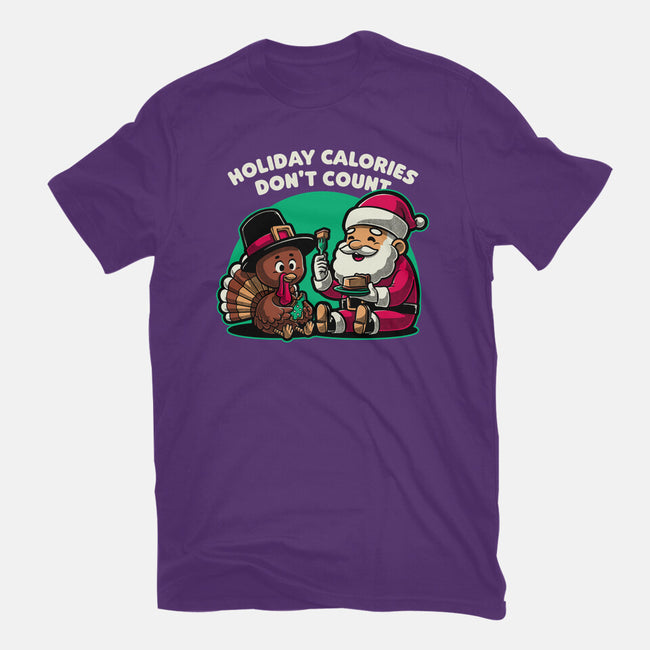 Holiday Food Calories-Youth-Basic-Tee-Studio Mootant