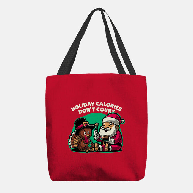 Holiday Food Calories-None-Basic Tote-Bag-Studio Mootant