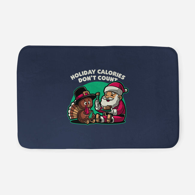 Holiday Food Calories-None-Memory Foam-Bath Mat-Studio Mootant