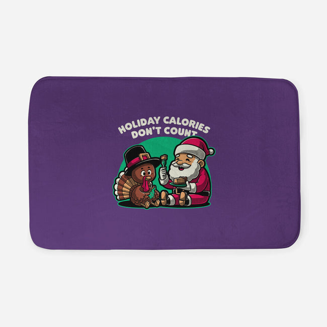 Holiday Food Calories-None-Memory Foam-Bath Mat-Studio Mootant