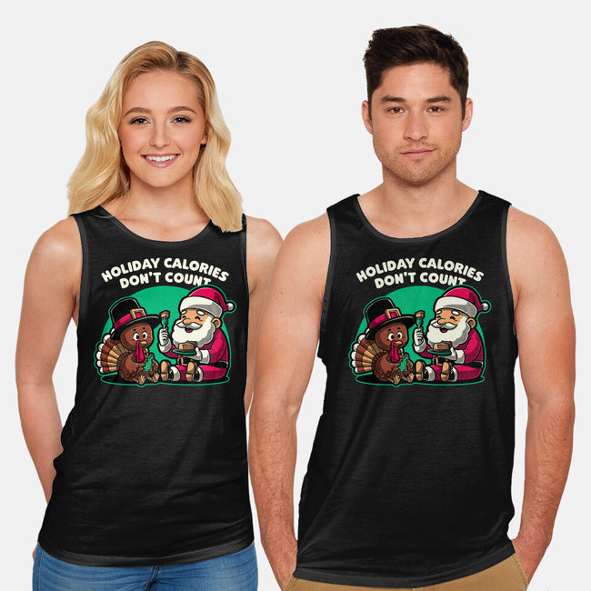 Holiday Food Calories-Unisex-Basic-Tank-Studio Mootant