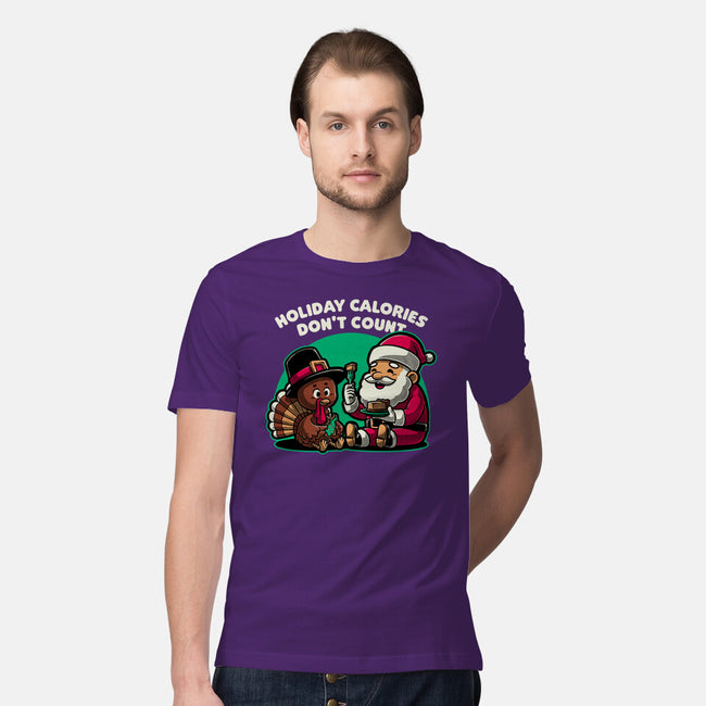 Holiday Food Calories-Mens-Premium-Tee-Studio Mootant