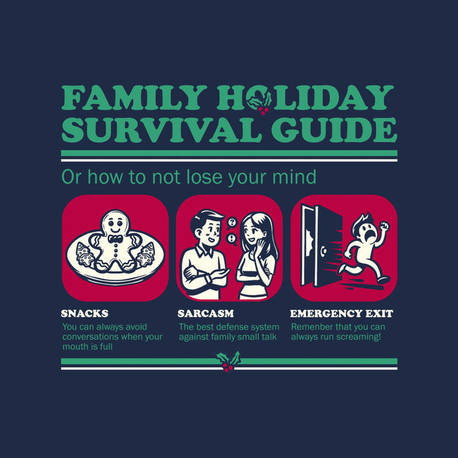 Family Holiday Survival Guide-None-Fleece-Blanket-Studio Mootant