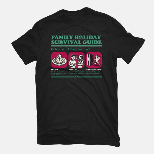 Family Holiday Survival Guide-Mens-Basic-Tee-Studio Mootant