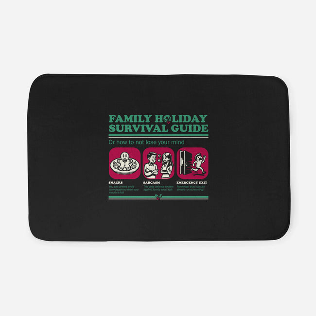 Family Holiday Survival Guide-None-Memory Foam-Bath Mat-Studio Mootant