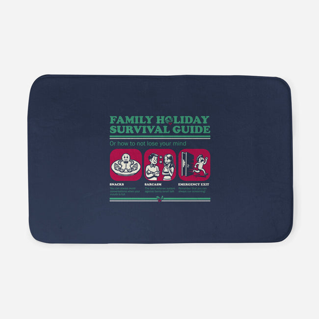 Family Holiday Survival Guide-None-Memory Foam-Bath Mat-Studio Mootant