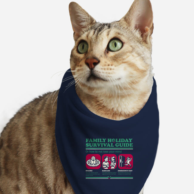 Family Holiday Survival Guide-Cat-Bandana-Pet Collar-Studio Mootant