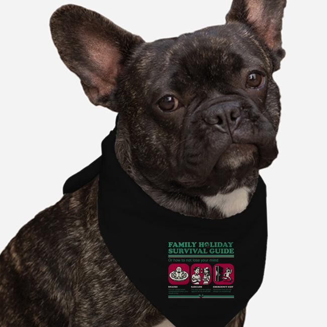 Family Holiday Survival Guide-Dog-Bandana-Pet Collar-Studio Mootant