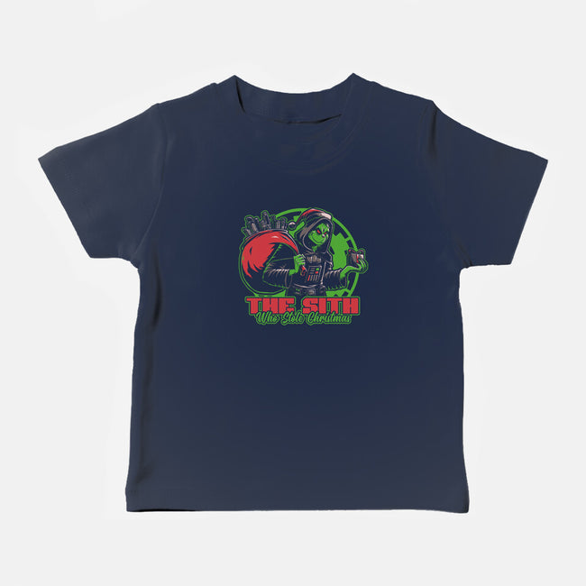 Evil Star Stealing Christmas-Baby-Basic-Tee-Studio Mootant