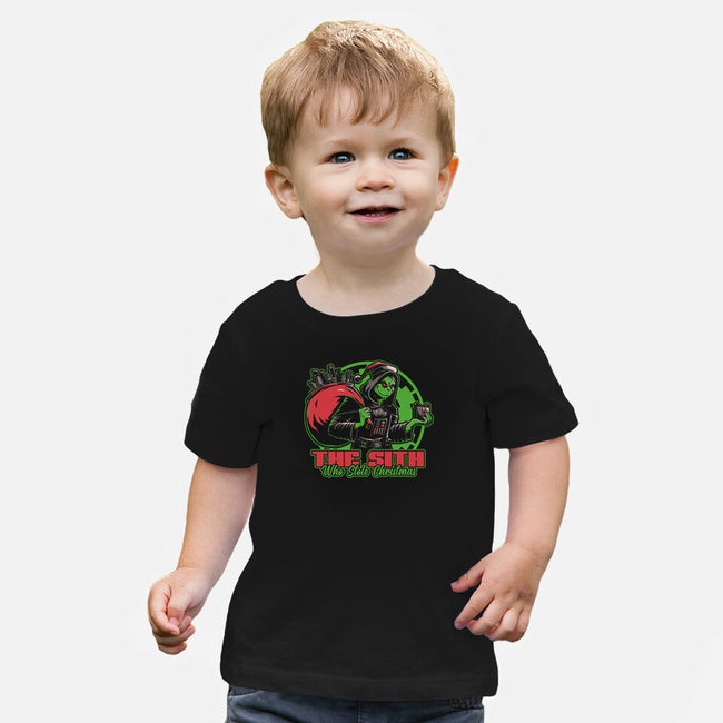 Evil Star Stealing Christmas-Baby-Basic-Tee-Studio Mootant