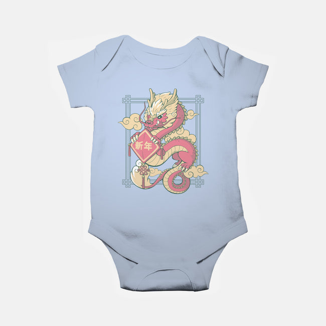 The Year Of The Dragon-Baby-Basic-Onesie-xMorfina