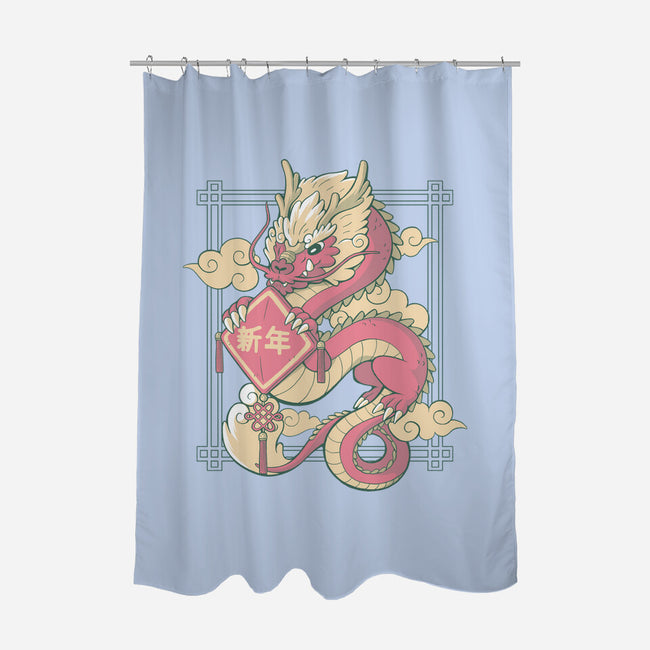 The Year Of The Dragon-None-Polyester-Shower Curtain-xMorfina