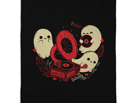 Spooky Cute Gramophone Ghosts