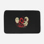 Spooky Cute Gramophone Ghosts-None-Memory Foam-Bath Mat-xMorfina