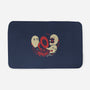 Spooky Cute Gramophone Ghosts-None-Memory Foam-Bath Mat-xMorfina