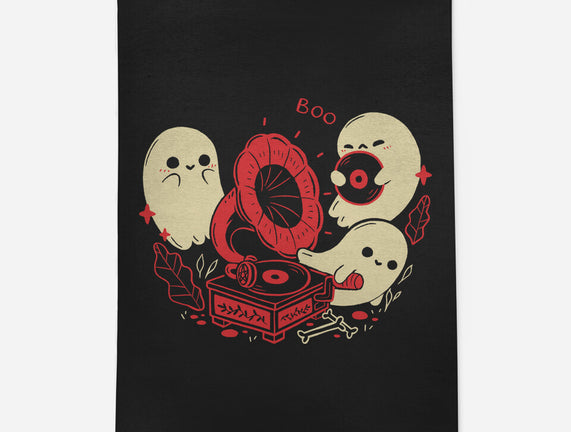 Spooky Cute Gramophone Ghosts