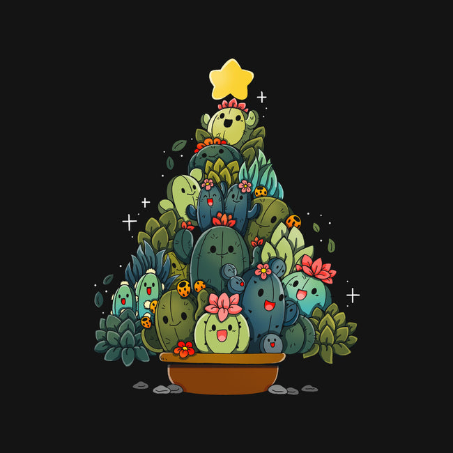 Succulents Xmas Tree-Baby-Basic-Tee-Vallina84