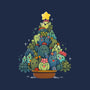 Succulents Xmas Tree-Youth-Basic-Tee-Vallina84